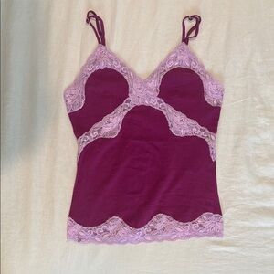 Elegant Purple Lace Chemise. Size S